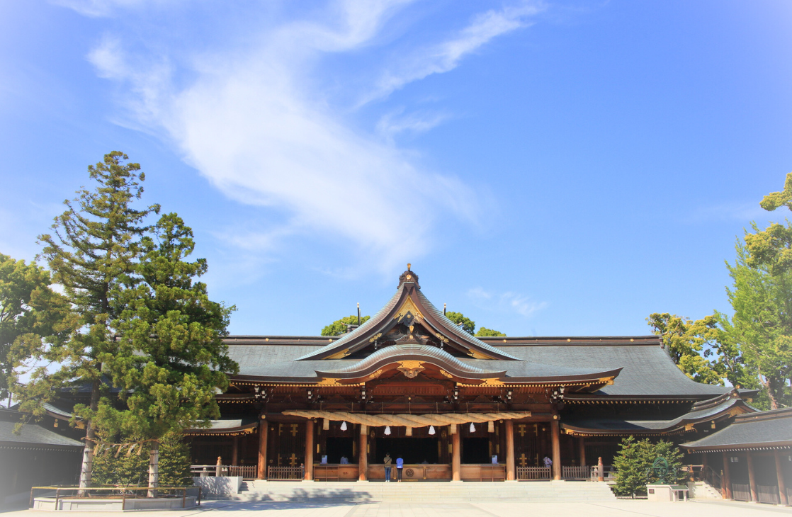 寒川神社　御社殿