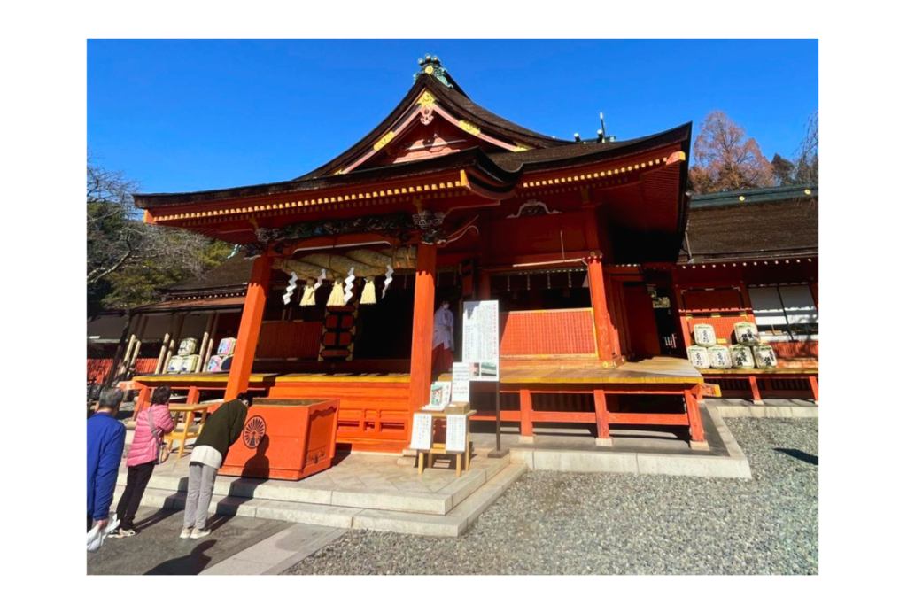 富士山本宮浅間大社　拝殿