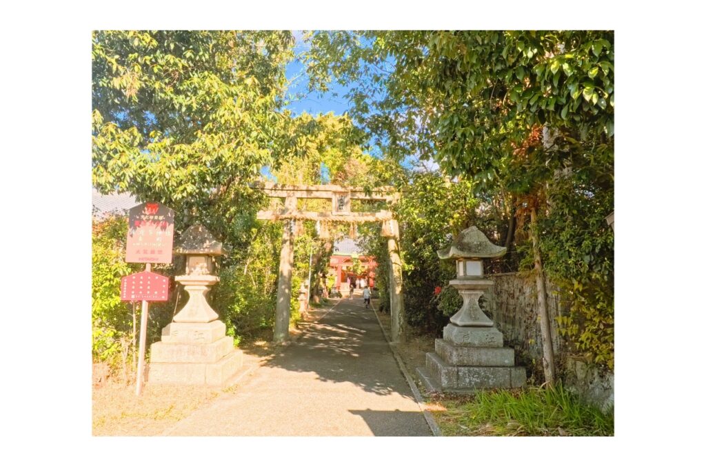 許波多神社　一の鳥居