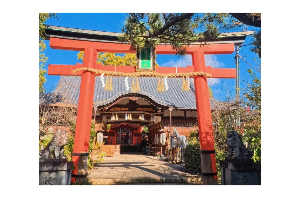 許波多神社　二の鳥居