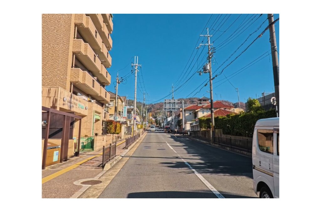 許波多神社　旧参道