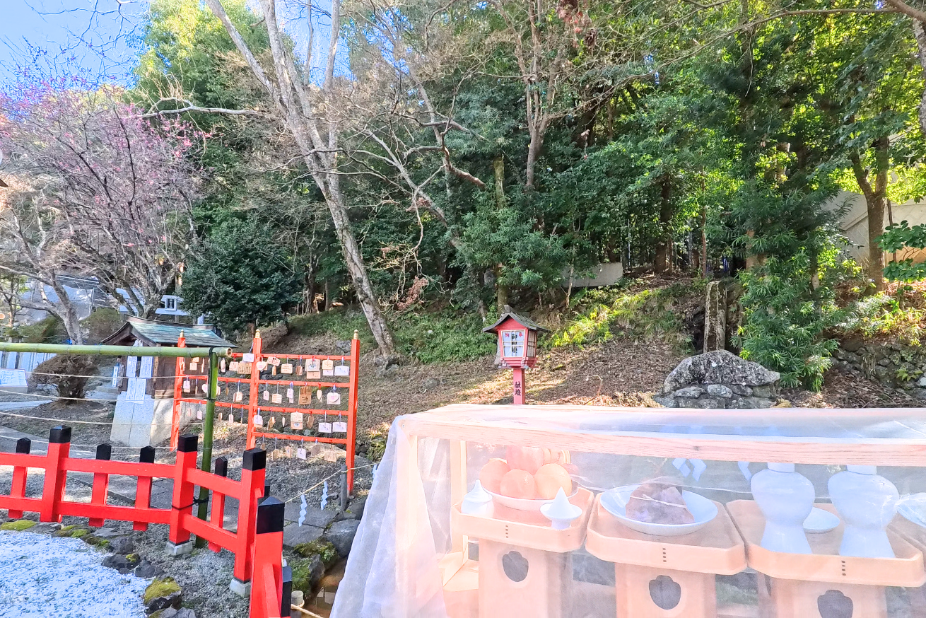 出雲大神宮　夫婦岩・真名井の泉近く