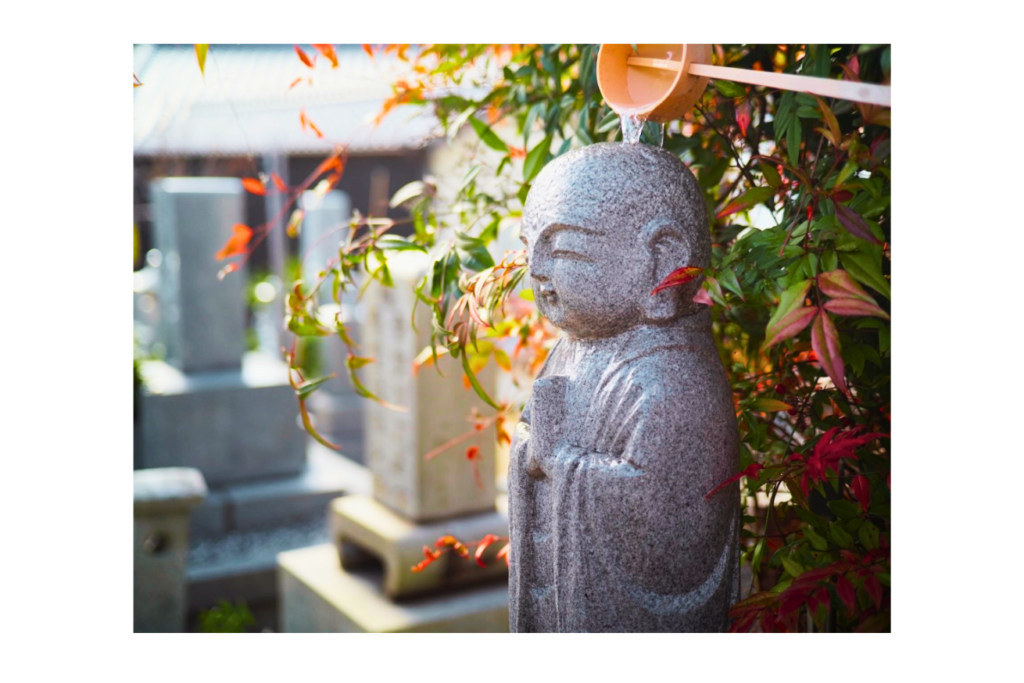 道後温泉　円満寺　わらべ地蔵尊　水琴窟