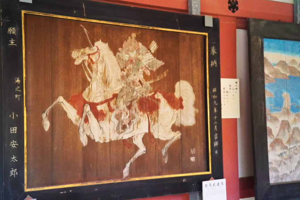 伊佐爾波神社　回廊　絵馬