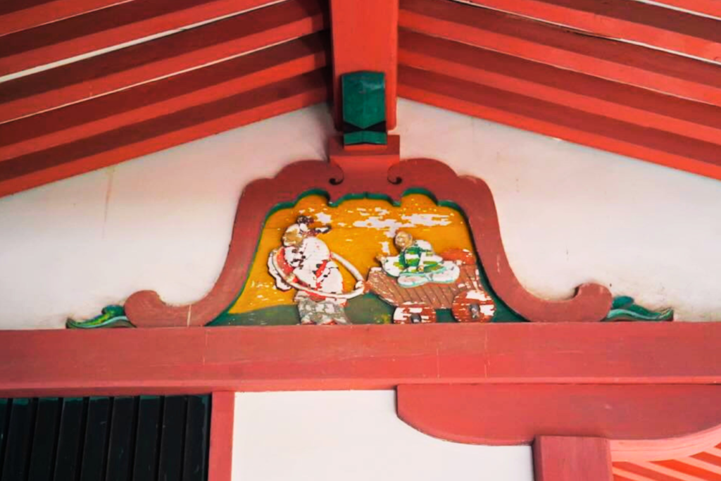 伊佐爾波神社 蛙股