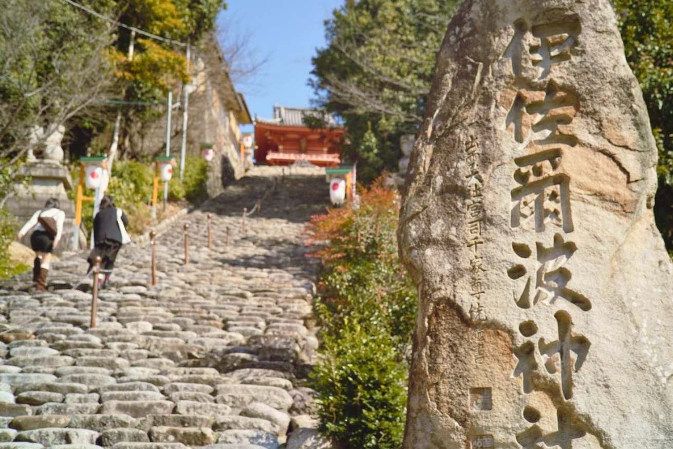 伊佐爾波神社 石段