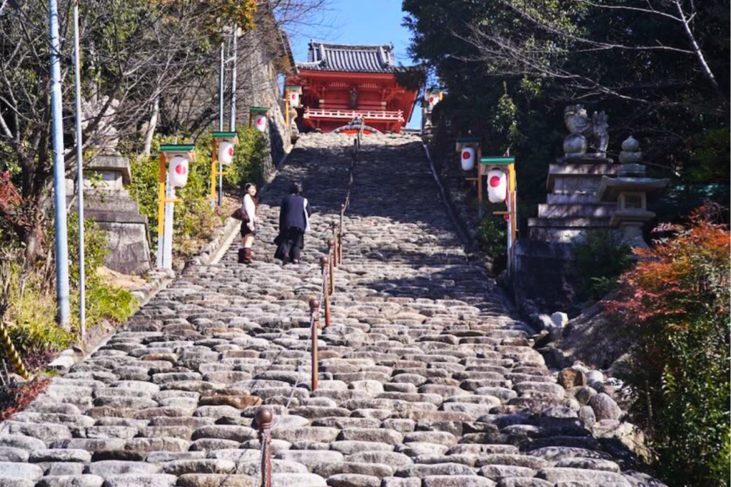 伊佐爾波神社 石段