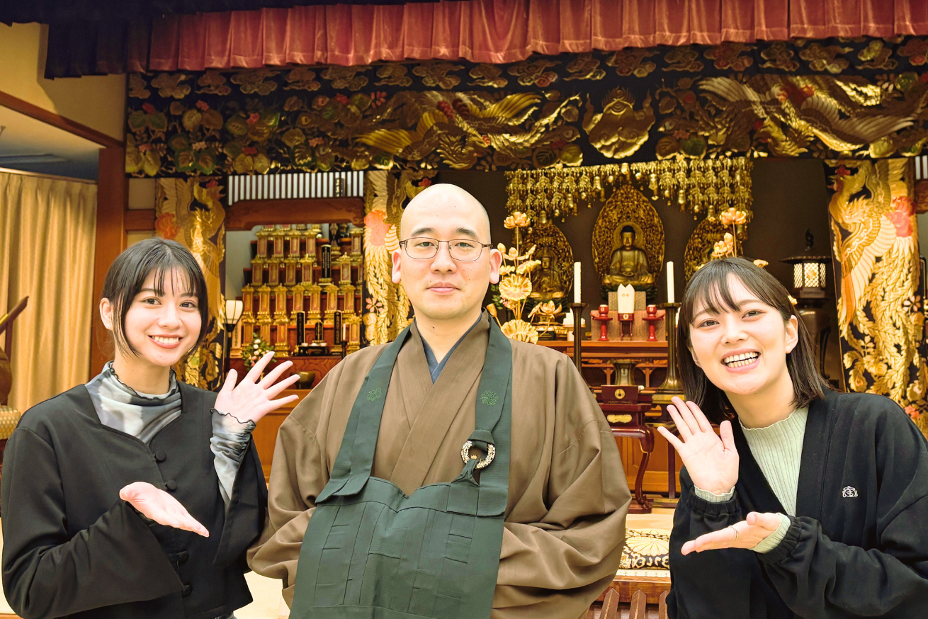 みほとけさん・豊川稲荷東京別院 木野山ゆうさん、金子さん、みほとけ