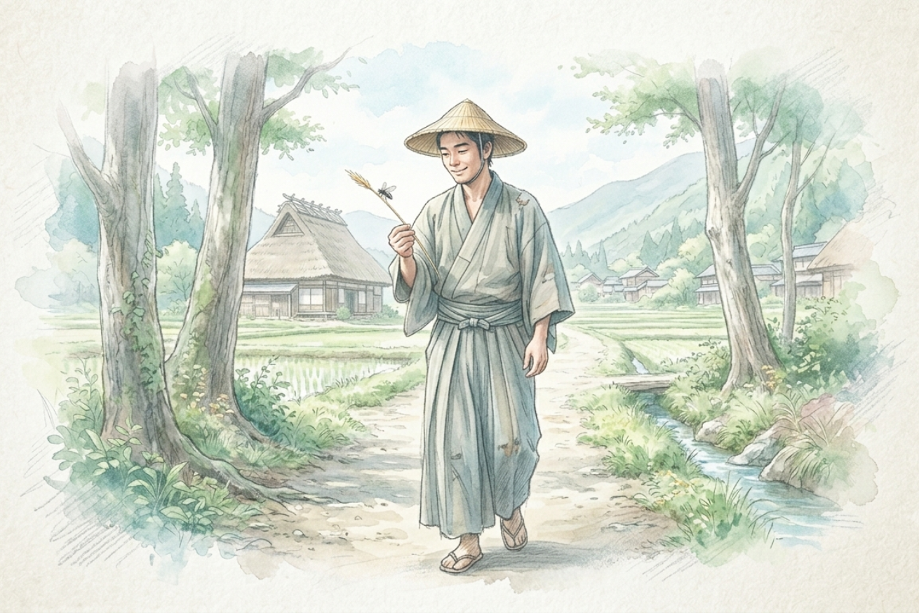わらしべ長者イメージ画像