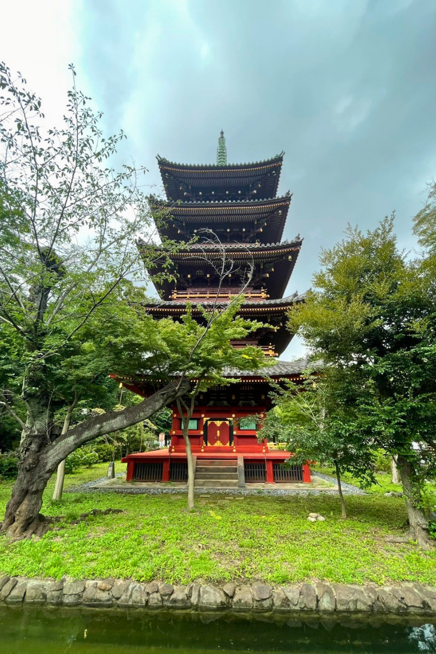 上野東照宮の五重塔
